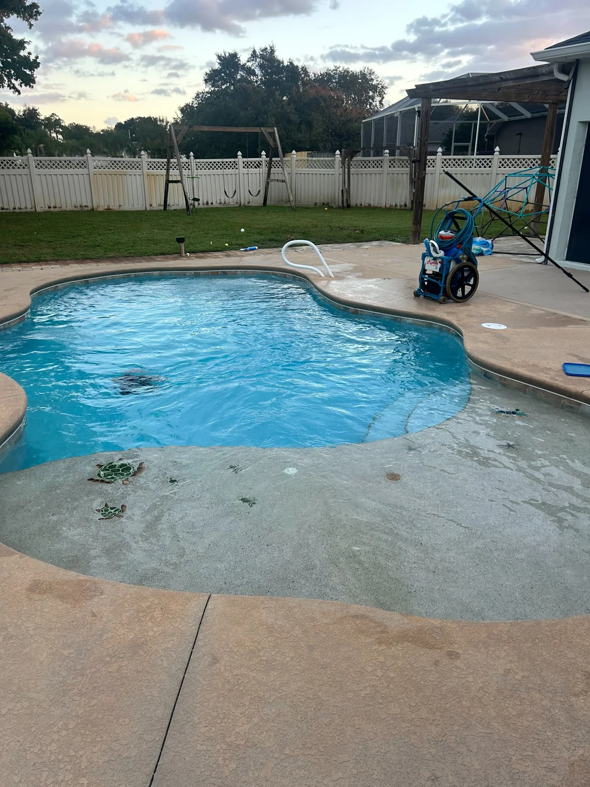 Swimming pool photographed by Crown Pools