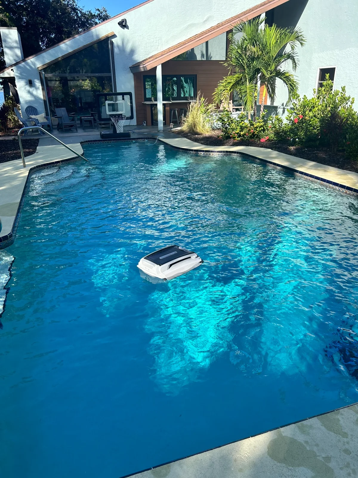 Swimming pool photographed by Crown Pools