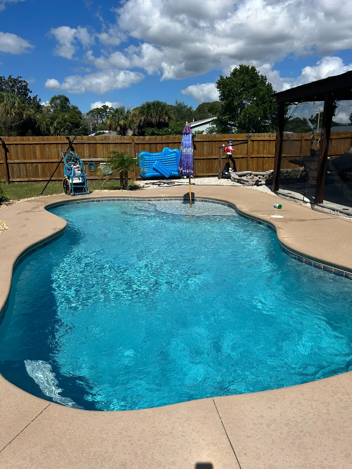 Swimming pool photographed by Crown Pools