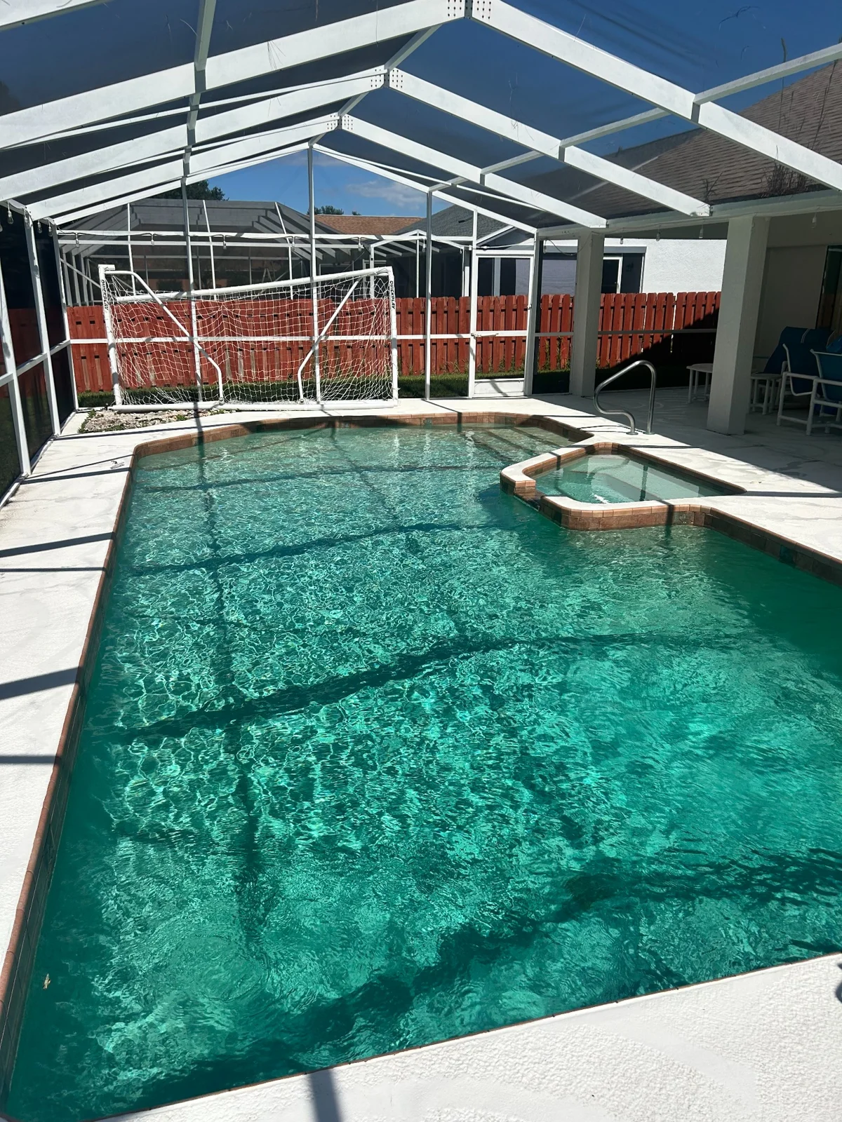 Swimming pool photographed by Crown Pools